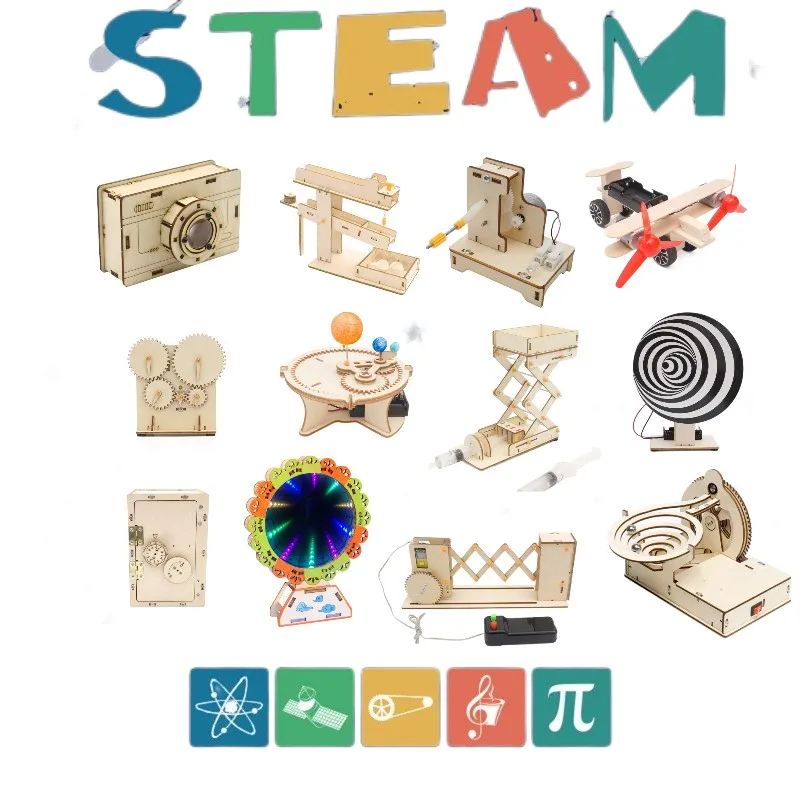 5 в 1, деревянные игрушки-пазлы