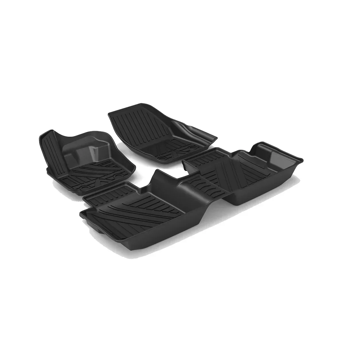 Автомобильный напольный коврик из термопластичного эластомера резиновый