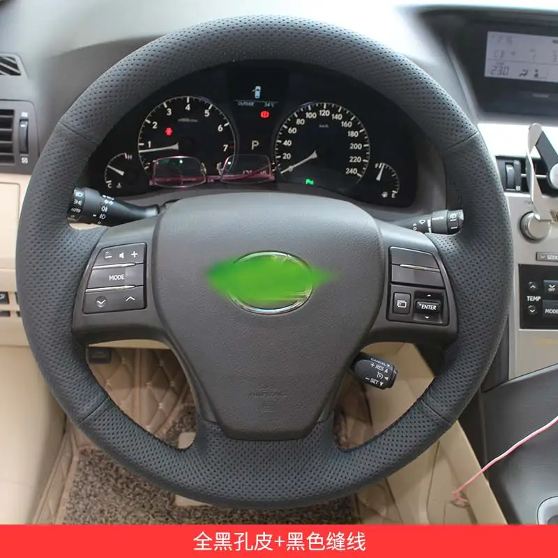

DIY Hand-Stitched Suede Leather Car Steering Wheel Cover for Lexus ES300 NX RX450 IS200 GS Interior Auto Accessories