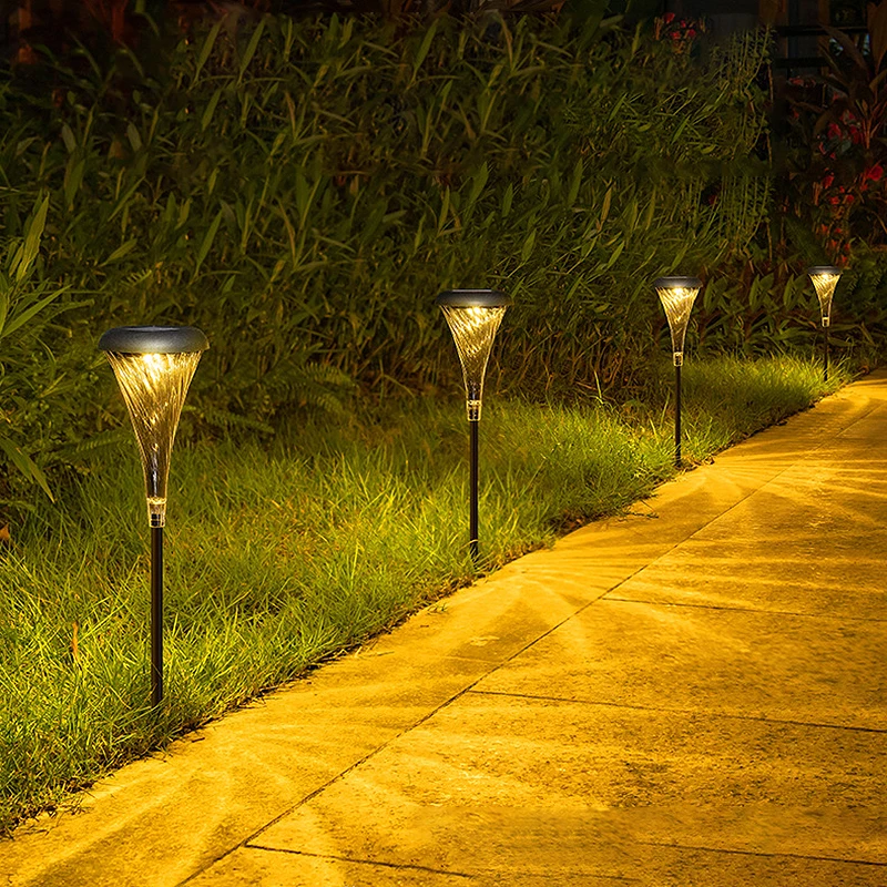 

1/2/4pcs New Creative Solar Outdoor Lights Decorative Ground Plug Lights Villa Garden Waterproof Courtyard Lawn Atmosphere Lamps