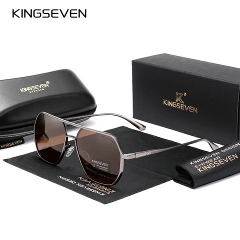 Солнцезащитные очки KINGSEVEN поляризационные UV400 для мужчин и женщин, фотохромные авиаторы в стиле хамелеон, с антибликовым покрытием, для вождения