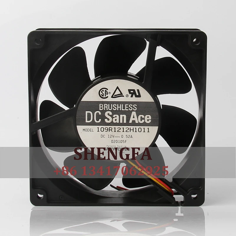 

Вентилятор охлаждения SANYO 109R1212H101, 12 В постоянного тока, 120 А, ECAC 120x38 мм, 12 см, 38 дюймов