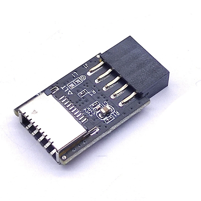 Материнская плата USB2.0 9Pin в разъем TYPE-C A-KEY Передний коннектор Конвертер Адаптер заголовка интерфейса USB3.2 TYPE-E.