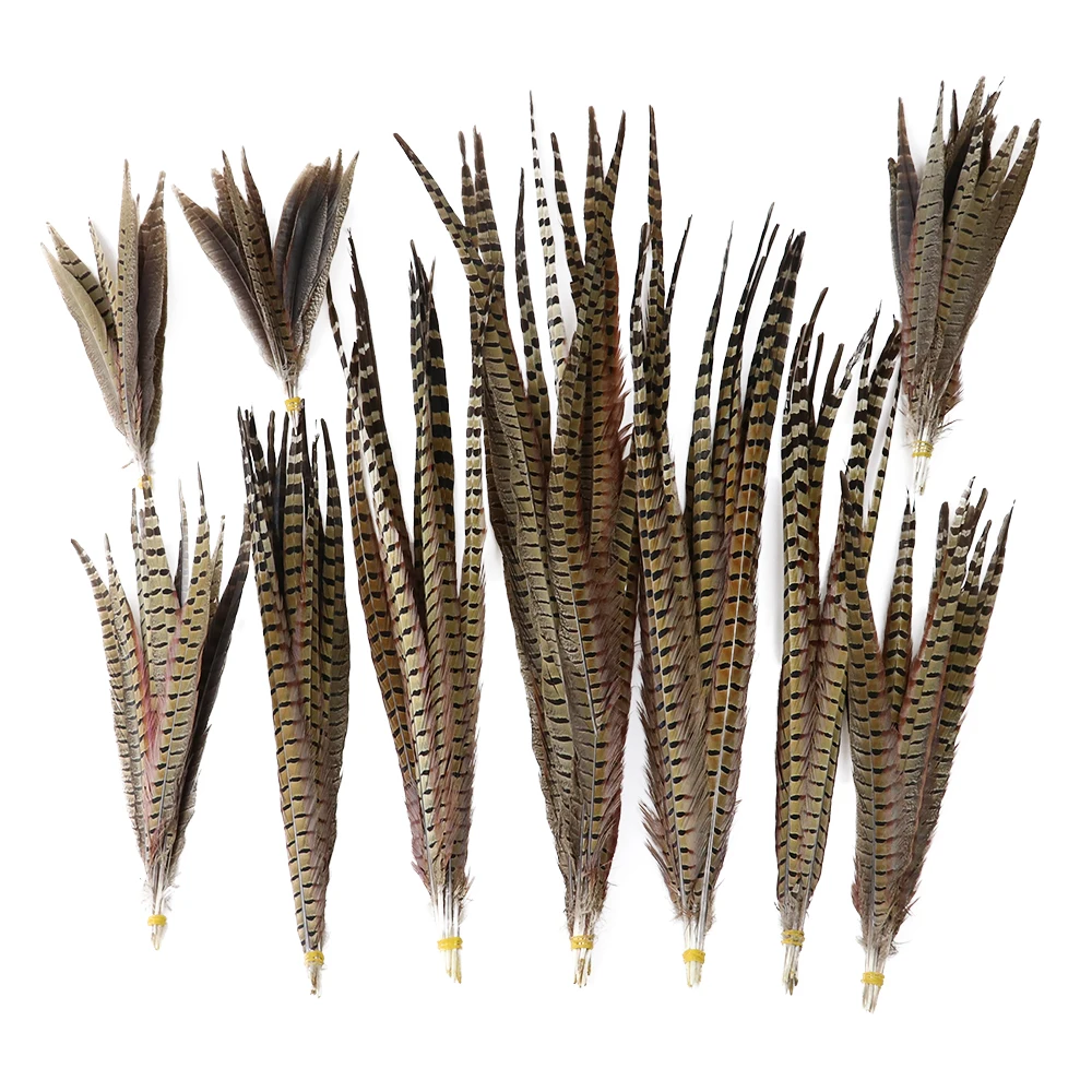 

10-75cm High Quality Ringneck Pheasant Feathers Handicraft Natural Plumes Diy Wedding Party Carnival Decoration Headdress Crafts