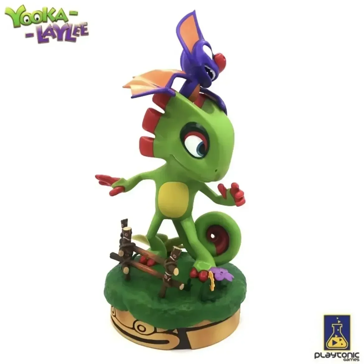 Подлинные милые игрушки ручной работы Yooka Laylee высотой 30 см украшения из смолы