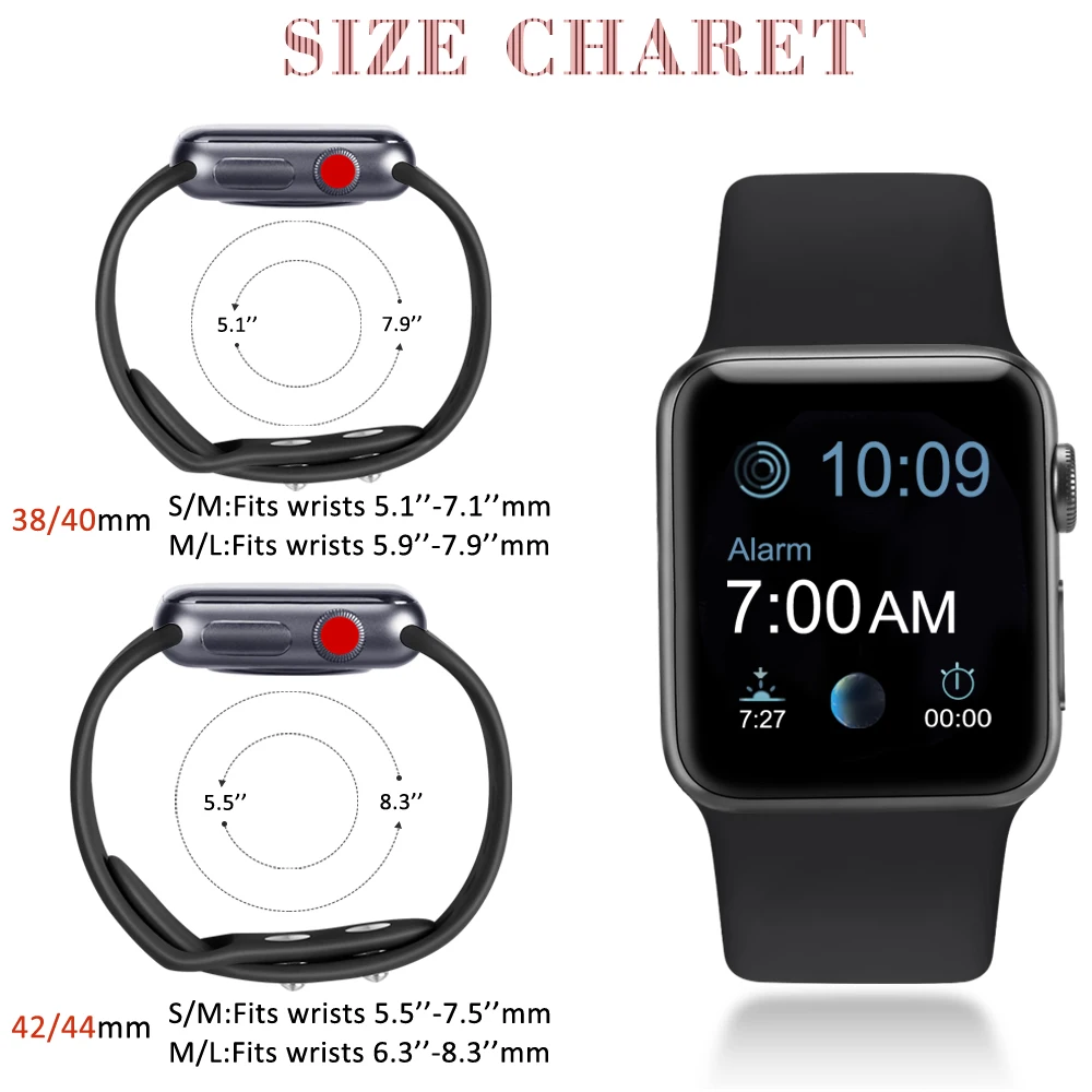 100pcs Silicone Strap For Apple Watch 41mm 45mm 38mm 42mm 40mm 44mm Band Watchband Bracelets For iWatch 1 2 3 4 5 6 7 SE Strap