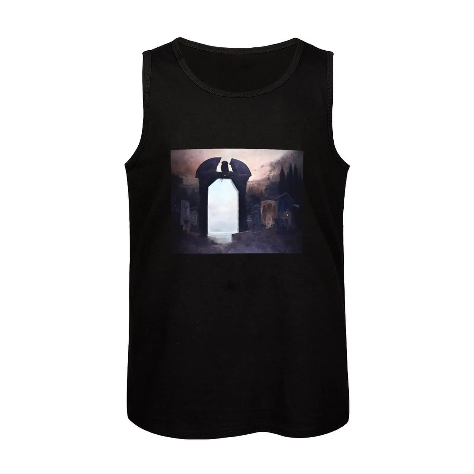 Майка Zdzis?aw Beksiński мужская хлопковая без рукавов