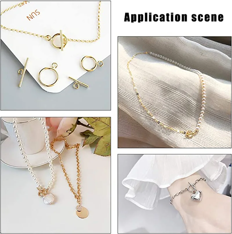 4 комплекта из нержавеющей стали OT тумблер застежка пряжка соединитель