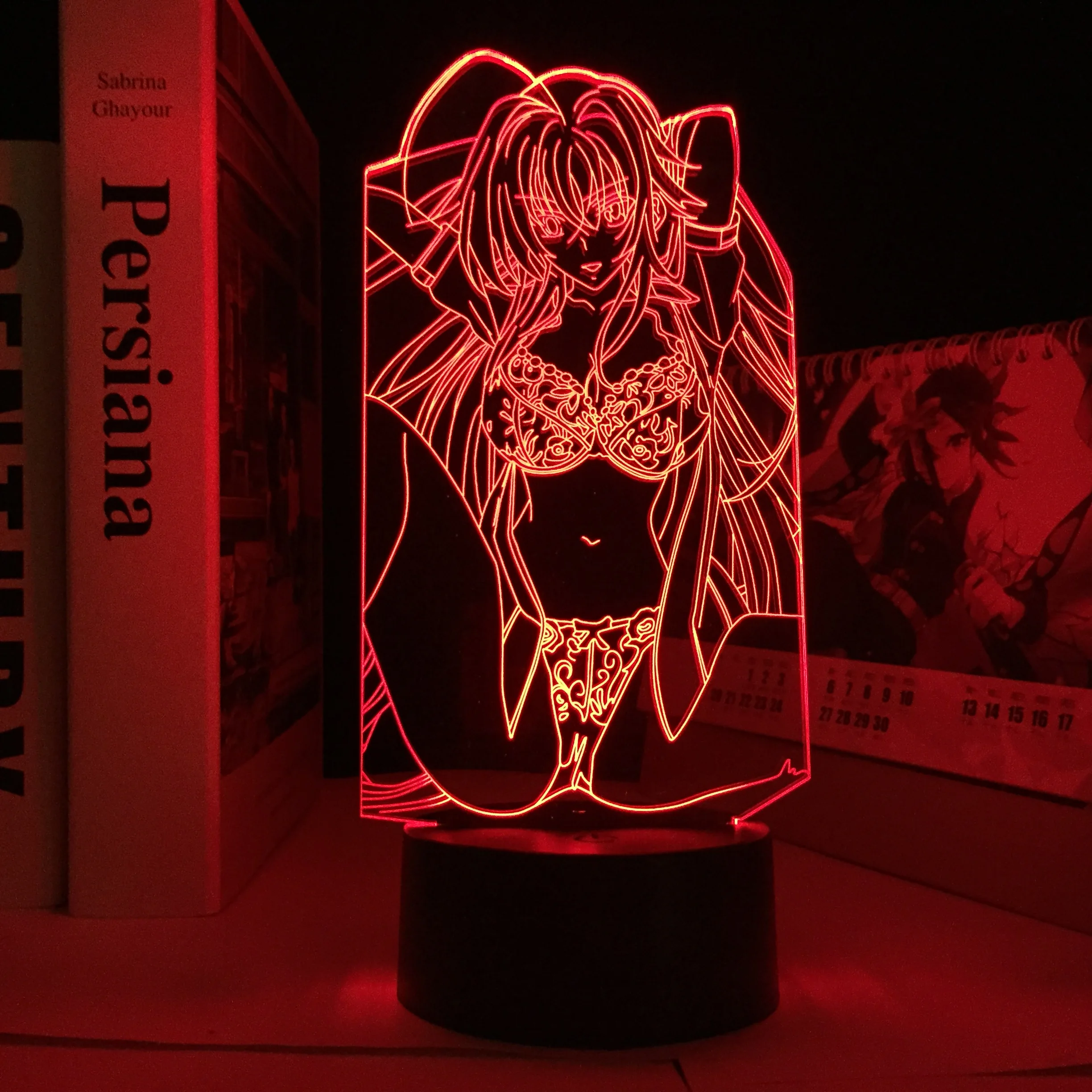 Ночник Rias Gremory для украшения спальни подарок на день рождения комнатный