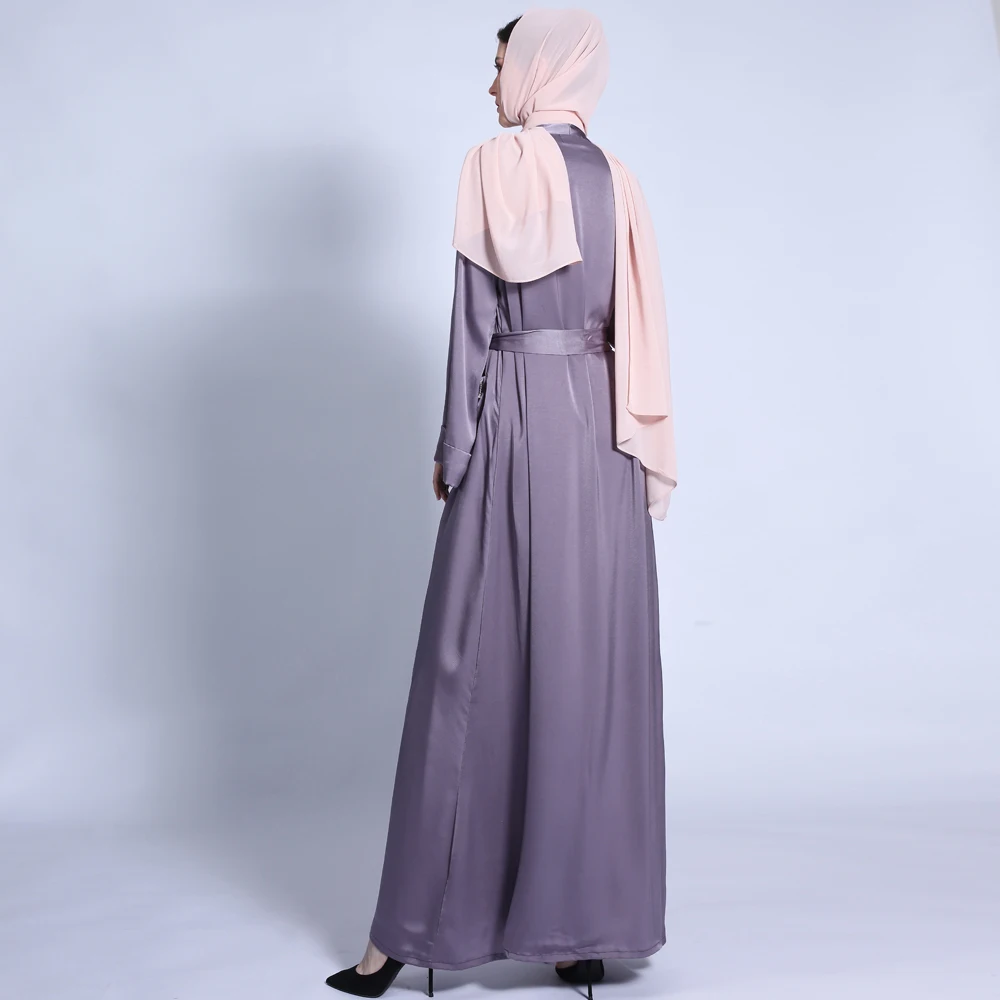 Trendy Flare Sleeve Fancy Abaya for Women Muslim Saudi Dubai Kaftans Caftan Open Kimono Islamic Robe Fashion Cardigan Maxi