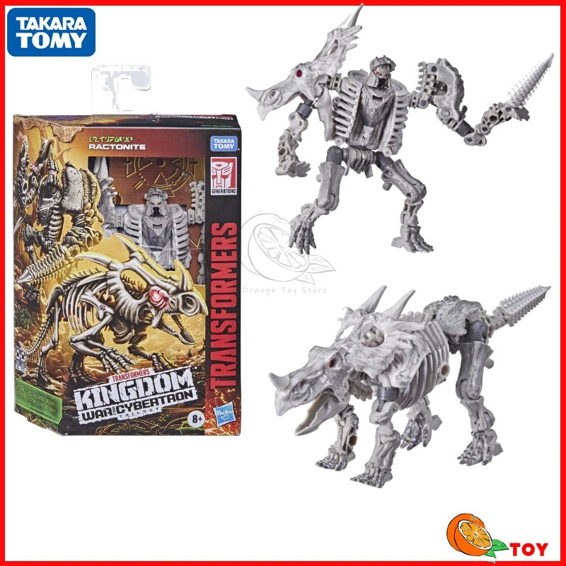 В наличии Takara Tomy Трансформеры игрушки Kingdom WFC-K15 Модель Ractonite Коллекция роботов