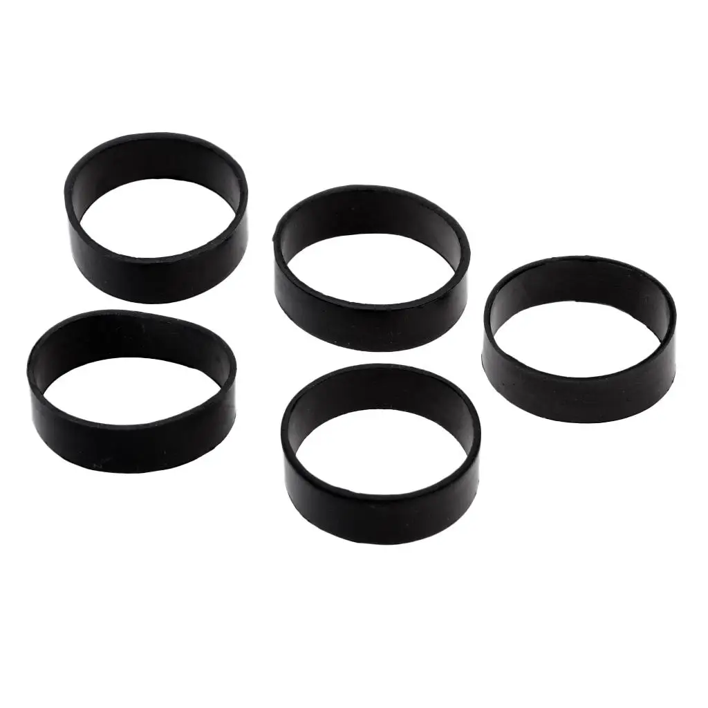 

5X Rubber Fixed Holding Rings Bundle Fixing Sleeve for 5cm/2inch Width Diving Waist Weight Belt Harness Dive Tank Carrier Strap