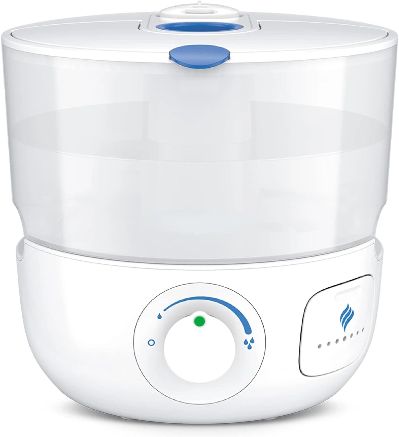

EasyCare+ Top Fill Filter-Free Cool Mist Humidifier, Small Room\u2013For Vapors 2 Ways \u2013Works with Vicks VapoPads and VapoS
