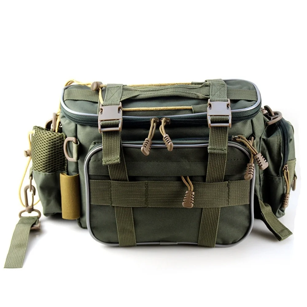 

Fishing Tackle Bag Fishing Gear Storage Bag Organizer Waist Bag Messenger Bag Handbag
