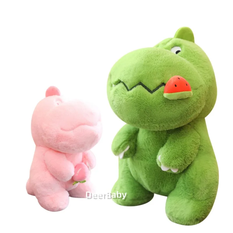 

23/35/45cm Kawaii Dinosaur Plush Toy Cute Soft Love Cartoon Dolls With Fruits Stuffed Animal Appease Hug Pillow Baby Kids Gifts