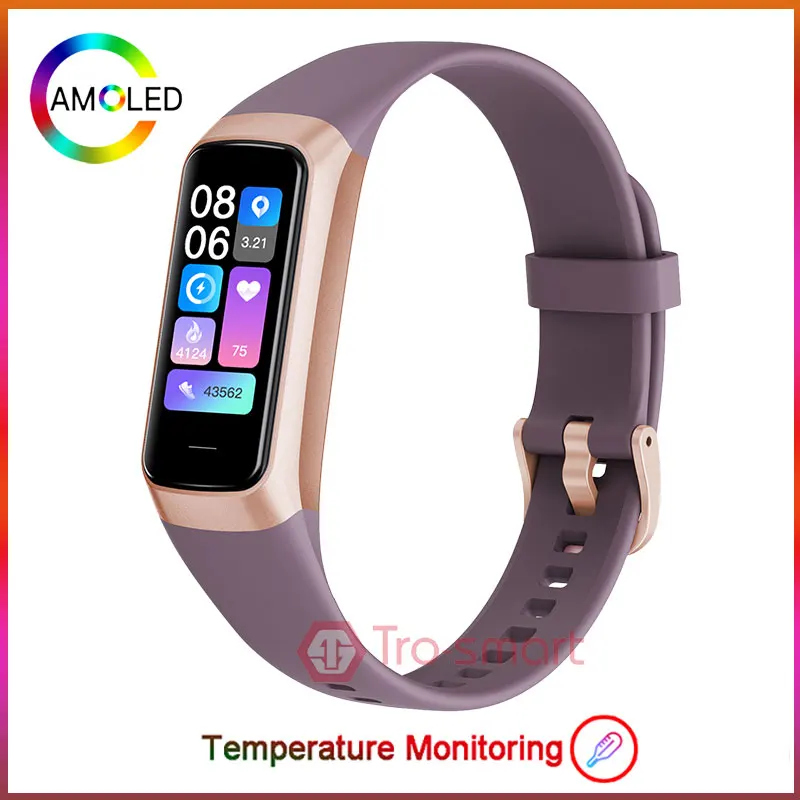 

Health Detection Smart Watch Wireless Bluetooth Heart Rate Blood Pressure Waterproof Body Temperature Exercise Smart Wrist Watch