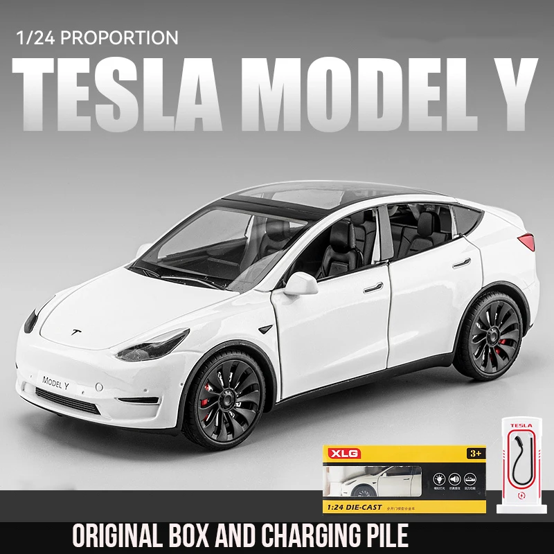 

A3 мини автомобиль 1:24 модель TESLA модель Y внедорожник фотолитые автомобили металлическая модель автомобиля украшение для детей подарок игрушка для мальчика