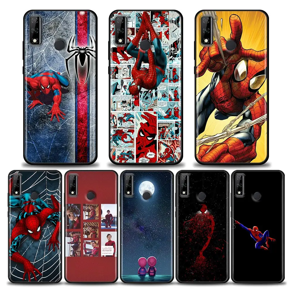 

Phone Case for Huawei Y6 Y7 Y9 Case Y5p Y6p Y8s Y8p Y9a Y7a Mate 10 20 40 Pro RS Silicone Cover Spiderman Marvel Hero