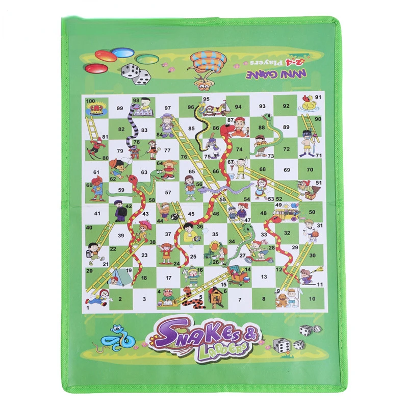 

Детские складные шахматы-змеи, портативные змеи и лестницы, игра-головоломка для дошкольных тренировок, технические подарки