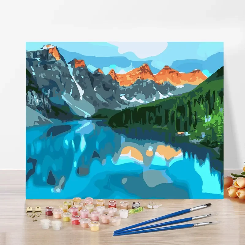 

0695398 цифровая масляная живопись искусство Масляная живопись гор искусство Масляная живопись Гостиная фотография