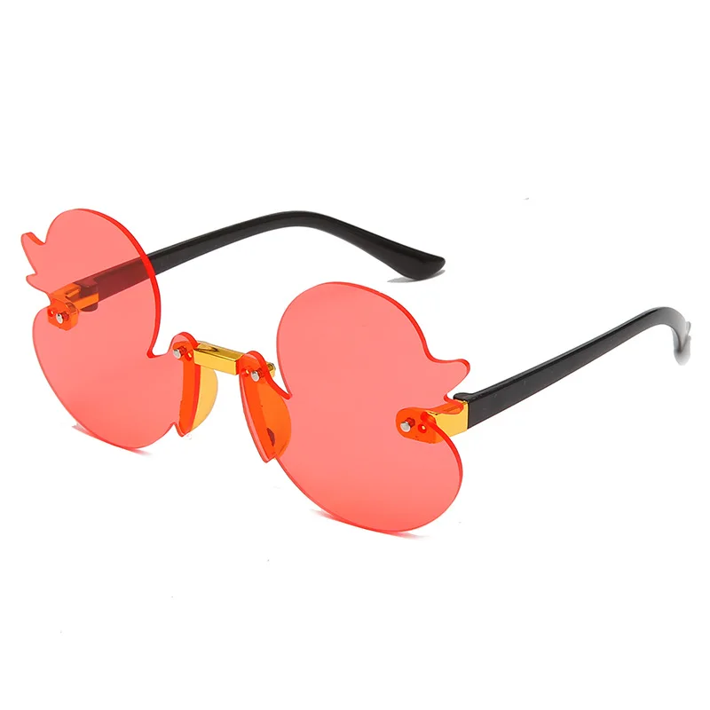 Kids Sunglasses Girls Boys Cute Animals Sun Glasses Lovely Duck Children Eyewear Fashion Gradient Eyeglasses UV400 images - 6