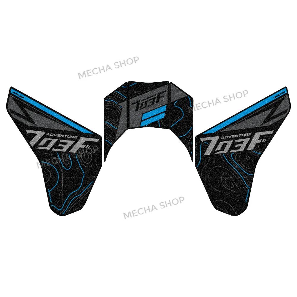 

Для ZONTES 703F 703 F 2025-наклейка на мотоцикл, боковая наклейка на газовый топливный бак, защитная накладка, декоративный комплект