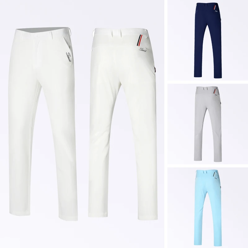 

Men's Golf Trousers Spring Autumn Sport Pants Golf Apparel Dry Fit Breathable Long Pants for Men