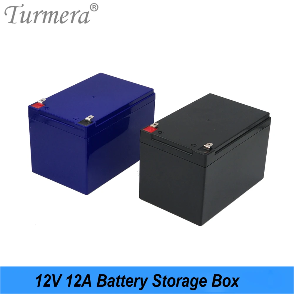 

Turmera 12V 12A Battery Storage Box Empty Case for 18650 22650 21700 32700 Lifepo4 Batteries Use in UPS or Replace 12V Lead-Acid