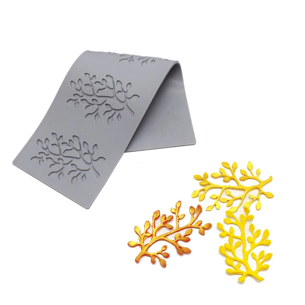 

Coral Lace Mat Cake Mold Sugar Craft Silicone Pad Fondant Moulds Cake Decorating Tools Baking Accessories