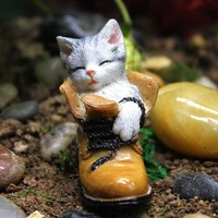 miniature squirrel creative portable realistic mini miniature animal for micro landscape miniature cat miniature tortoise