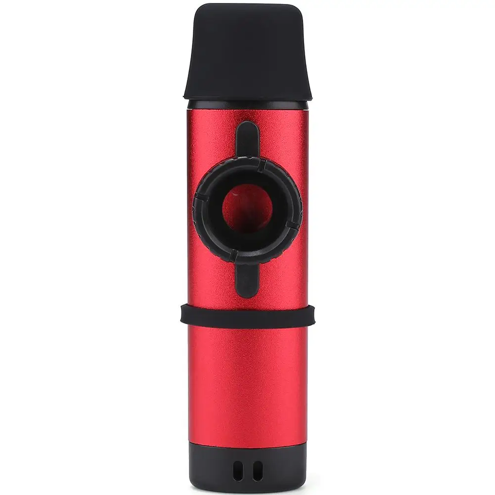 

Aluminum Kazoo Portable For Beginner Flute Instrument Music Lovers With Spare Membrane Lightweight Kazoo Woodwind Instruments