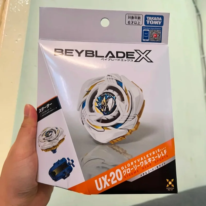 Оригинальный Бейблейд X Японская версия Ux 20 Glory Valkyrie Lf с катапультой для запуска и шнурком, боевая игрушка для фанатов, в наличии. (art.: 3920dcdb0940f) - 3920dcdb0940f