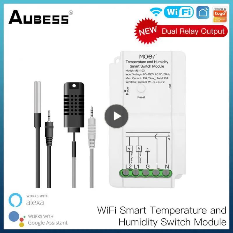 

Multifunctional Smart Temperature Humidity Wide Compatibility Kept Constant Tuya Wifi Tuya Smart Sensor Switch Module