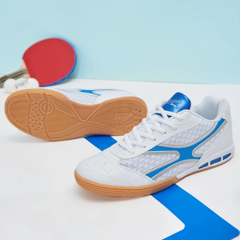 Professional Table Tennis Shoes Men's Summer Mesh Breathable Table Tennis Training Shoes Size 39-47 Non-slip Tennis Sneakers Men