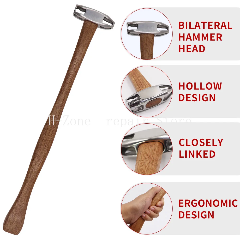 

Формирующий молоток из нержавеющей стали, молоток для ремонта автомобилей, инструмент для бесшовного ремонта, ремонт без краски из листового металла