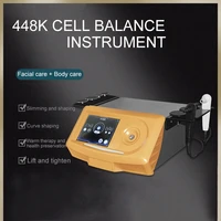 portable tecar cet ret 448k radio frequency diathermy therapy wrinkle removal face lift rf skin tightening machine