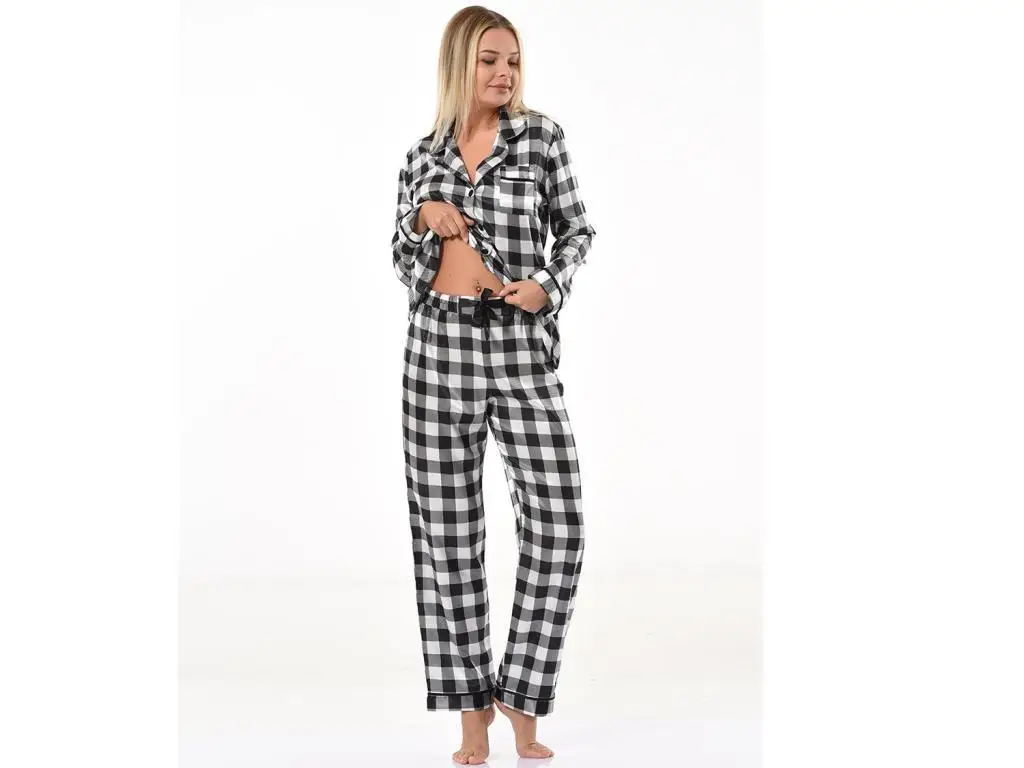 

Gabrielle Satin Pajamas set 5632 Pötikare Gray
