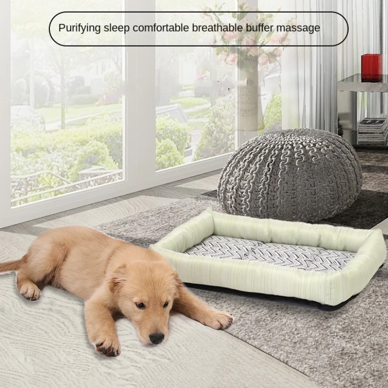 

Pet Bed Cooling Summer Mat Pad for Dog Cat Blanket Sofa Breathable Kennel for Small Medium Dogs Cats Pets Sleeping Supplies