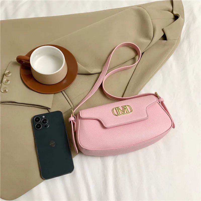 2023 New Casual Chain Crossbody Bags For Women Fashion Simple Shoulder Bag Ladies Designer Handbags Genuine Leather Messenger