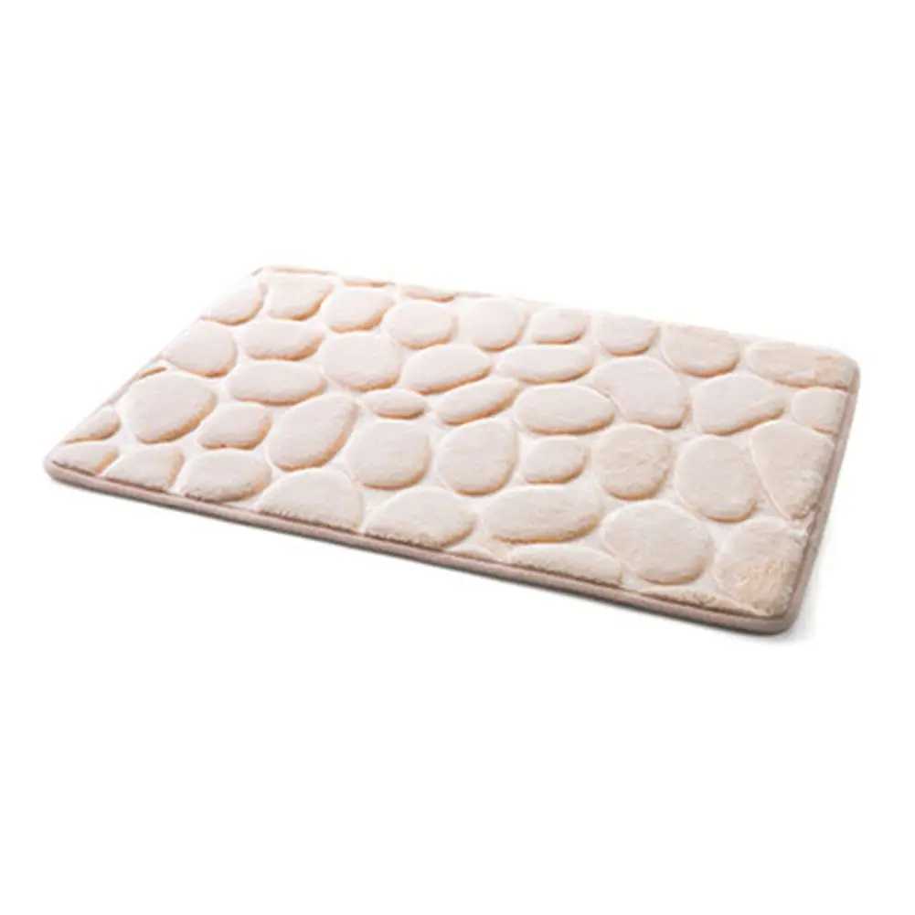 

Durable Exquisite High Quality Bathroom Mat Non-slip Mat Mat Memory Non-slip Pebble Carpets Toilet 1PCS 40*60cm