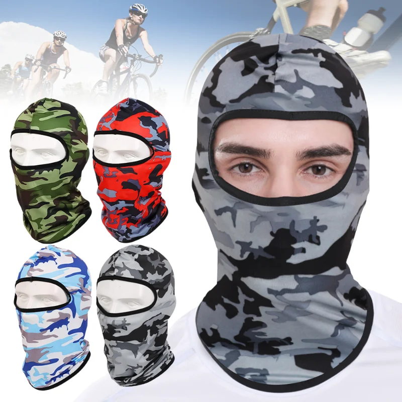 

Breathable Headgear Sunscreen Full Face Mask Cycling Sports Face Cover Motor Balaclava Riding Windproof Neck Scraf Hat