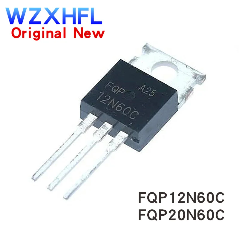 10 шт. новый оригинальный FQP12N60C 12N60 FQP20N60C 20N60C MOS трубка с полевым эффектом 12 a600v стальной Топ TO-220
