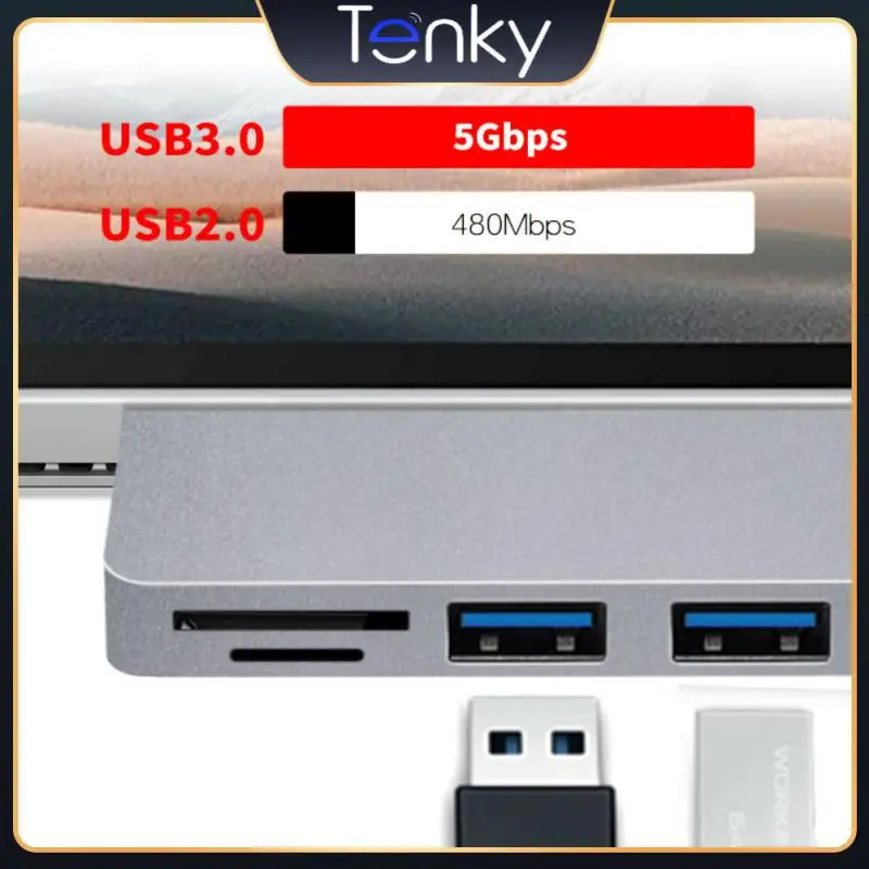 

Usb 3.0 Hub Splitter Multifunctional Portable Usb-c Hub Official Store 5gbps For Laptops/phones Data Transfer Laptop Accessory