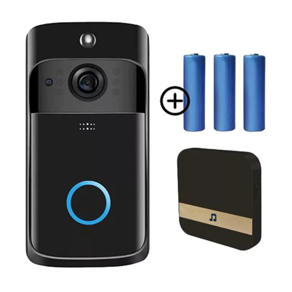 Enlarge Smart Doorbell Camera Wifi Wireless Video Doorbell Night Use Smart Cloud Storage Doorbell For Phone Home Security Cameras
