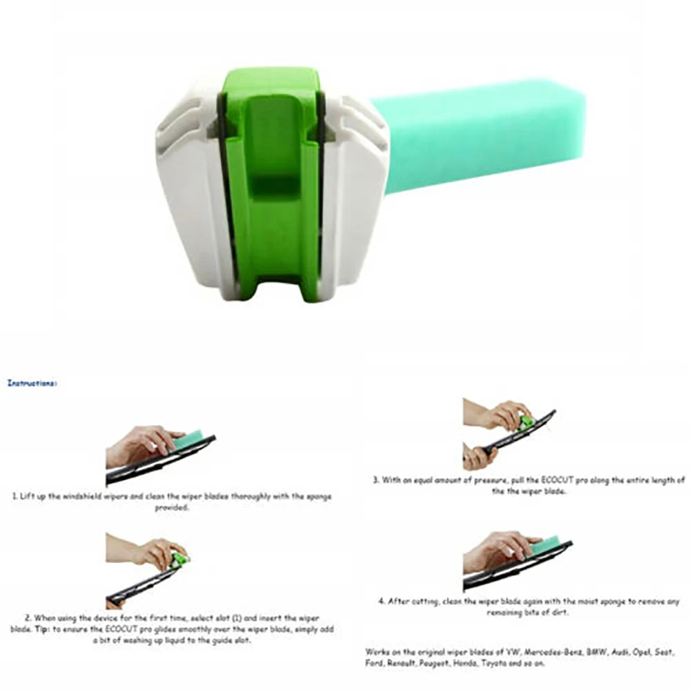 

1Set Car Wiper Repair Tool Windscreen Wiper Blade Wiperblade Cutter Rubber Regroove Tool Trimmer Restorer Car Accessories