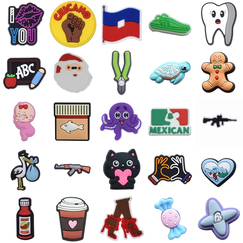 

Boy Wholesale Bulk Shoes Accessories Shoe Charms Para Pins Gifts Packs Kids Women Charm Decorations for Crocs Girl Set Jeans Men