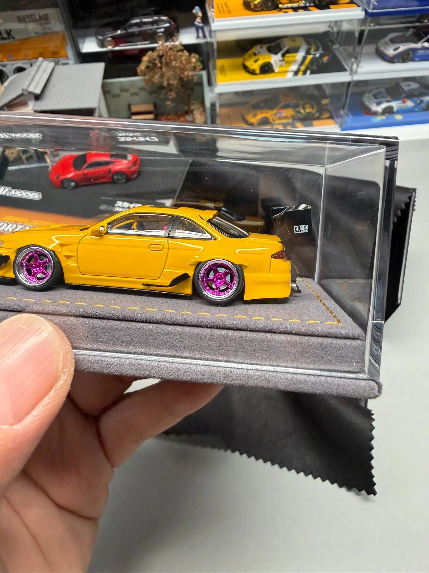 Фото Металлическая модель автомобиля Diecast MM в масштабе 1:64 S14 GT-SPEC V1 SEIJI OOKAWARA №3