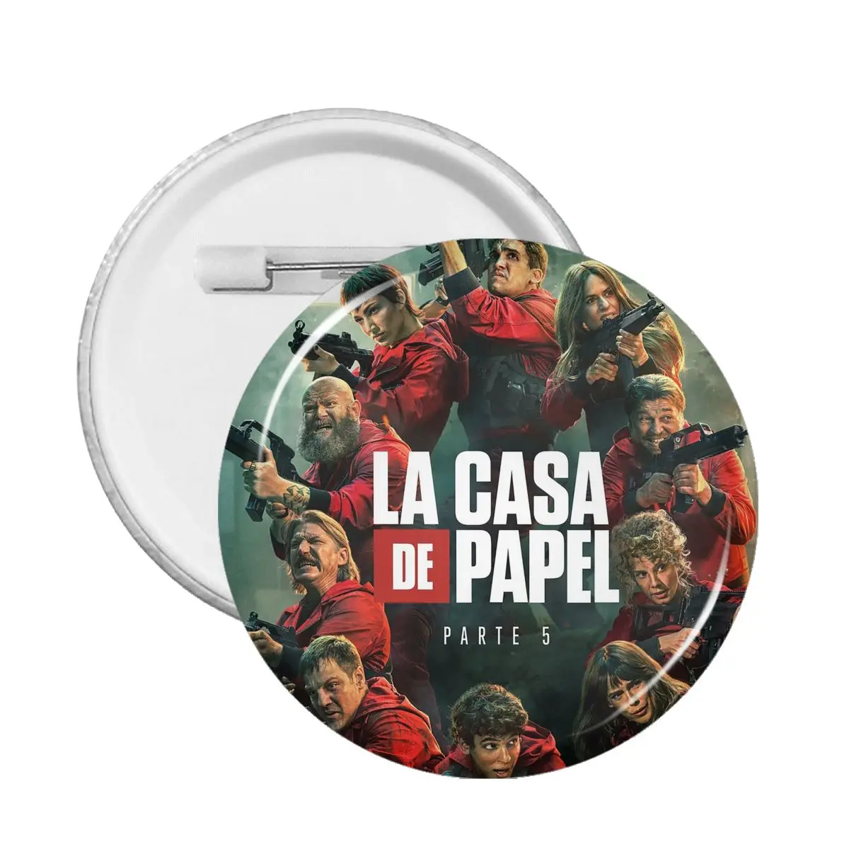 

La Casa De Papel бумажный дом значок косплей мультфильм лацкан мягкая Кнопка булавка забавные значки для рюкзака Брошь булавка