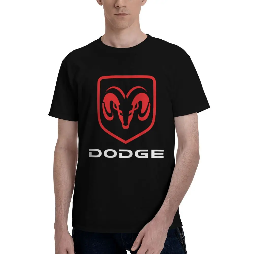 Новая модная футболка Dodge Мужская хлопковая с принтом мужские топы забавная