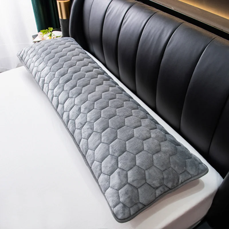 

2023 Couple Double Pillow Case Single Side Quilted Pillow Cases Simple Solid Color Body Size Pillowcase Safety No Zipper Pillow